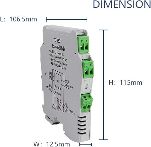RS-485 مزدوج مضيف العزل العزل مكرر RS-485 موزع in Saudi Arabia