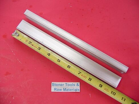 2 Pieces 1/2" X 1" Aluminum 6061 Flat BAR 10" Long +.07"/-0 T6511 New Extruded Mill Stock in Saudi Arabia