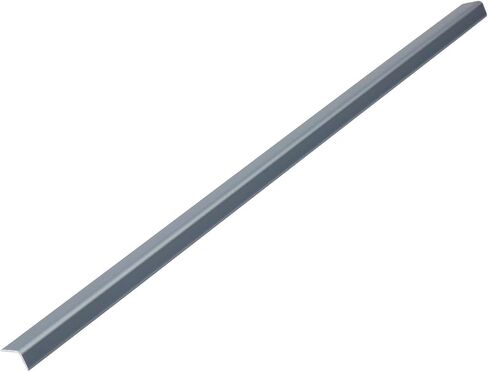 LC LICTOP Aluminum Angle Stock, Metal Corner Guards, Peel and Stick L Shaped Wall Door Frame, Cabinet Protectors Edge Trim Molding, 13.9in L x 0.4in-0.6in W x 0.07in T, 4Pcs Silver in Saudi Arabia