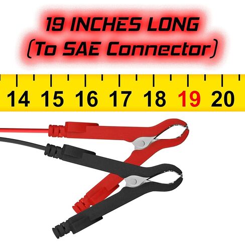SAE Connector to Clamps, 2-Pin Quick Disconnect Plug, 19 Inches (1.58 Feet) in Saudi Arabia