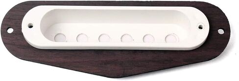 Alnicov 2 Pcs Rosewood Single Coil Pickup Surround Plate Mounting Ring for Guitar Parts in Saudi Arabia