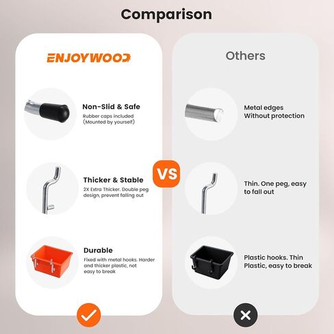 Pegboard Organizer Accessories Kit 155 PCS, Peg Board Hooks Assortment with Bins, Baskets for 1/4 inch Pegboard Wall Organizer, Garage Organization, Workbench, Craft Room, Hanging Tools in Kuwait