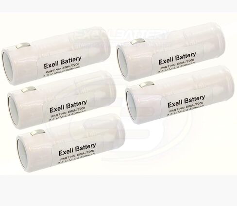Exell Battery (5-Pack Medical Battery for Otoscopes Medic LUX,Vista 200 Handle Diversified Medical N N36751,Keeler 1919-P-5020, 72200,Unipower B10097,B11355, Welch Allyn 11720,11730,18100,20000,21700 in Saudi Arabia