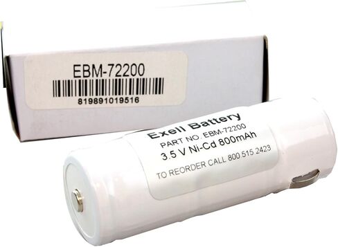 Exell Battery (5-Pack Medical Battery for Otoscopes Medic LUX,Vista 200 Handle Diversified Medical N N36751,Keeler 1919-P-5020, 72200,Unipower B10097,B11355, Welch Allyn 11720,11730,18100,20000,21700 in Saudi Arabia