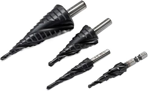 Step Drill Bit 3 Spiral Flutes 1Pcs(4-32mm Shank 2(M35)) in Saudi Arabia