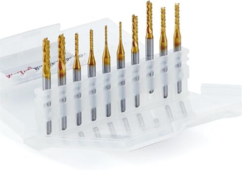10pcs قاطع الطحن 0.5mm-3.175mm بطحن قطع طحن الذرة (0.5 مم 10 ٪) in Saudi Arabia