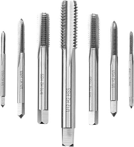10pcs M3-M20 Screw Tap Drill Bits M2 Taps H2 (M3 M4 M5 M6 M10 M12 M14 M16 M18 M20) (M14x1.5) in Saudi Arabia