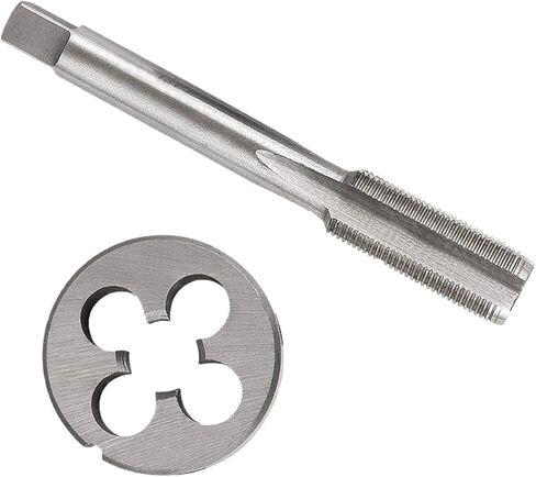 2PCS Metric Tap Die Set Right Hand Machine Thread Screw Tap Die M3/M4/M5/M6/M7/M8/M10/M12/M14/M16(M5x0.8) in Saudi Arabia