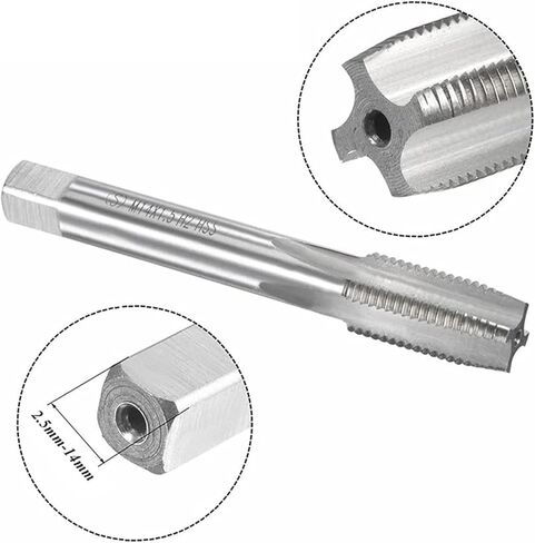 2PCS Metric Tap Die Set Right Hand Machine Thread Screw Tap Die M3/M4/M5/M6/M7/M8/M10/M12/M14/M16(M5x0.8) in Saudi Arabia