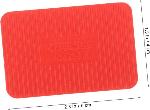 كابيلوك 100pcs البلاستيك الحشوات المسطحة للباب ونوافذ تسوية المركب الدعم الحشوات الرقيقة الصغيرة للفناء والأثاث الحمل الحمل قوي in Saudi Arabia