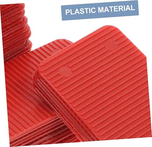 كابيلوك 100pcs البلاستيك الحشوات المسطحة للباب ونوافذ تسوية المركب الدعم الحشوات الرقيقة الصغيرة للفناء والأثاث الحمل الحمل قوي in Saudi Arabia
