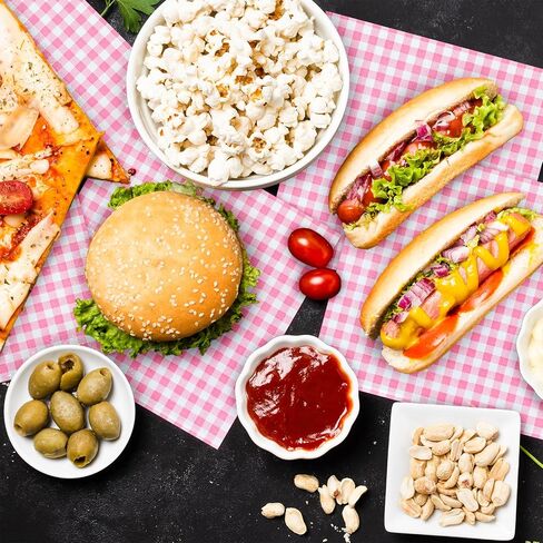 200pcs ورق جديد ، أوراق الورق الأطعمة اللذيذة ، 7.1 × 7.1 بوصة شمع الأوراق للطعام ، ورق الشمع الوردي لبطانات سلة الطعام ، ولفائف الورق الطازجة شطيرة ، وملاءات ورق الطعام للسلال ، والصواني in Saudi Arabia