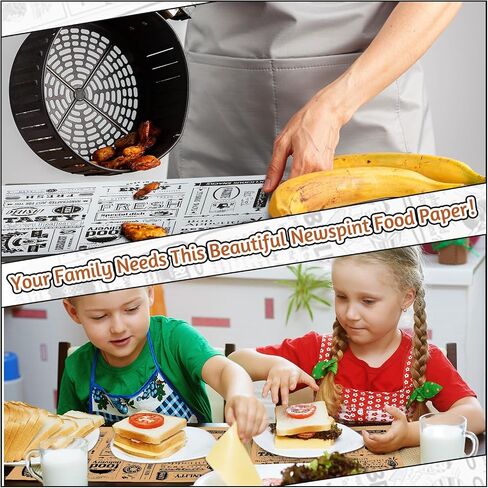 CHENGU 150 Pieces Newsprint Wax Paper Sheets Deli Wax Grease Proof Deli Wrap Waterproof Food Wrapping Paper Sheets Food Basket Liners for Home and Kitchen Baking(Yellow) in Kuwait