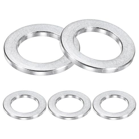 5-Pack M10 Aluminum Spacers 10.2mm ID x 16mm OD x 5mm L Metal Screw Standoff Bushing Plain Finish Round Spacer Aluminum for Screws Bolts in Saudi Arabia