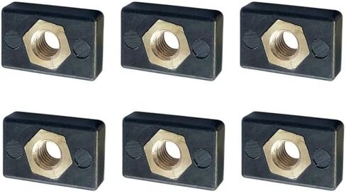 6pcs M6 Nutsert Nimsert Nylon Hardware لـ Kayak Boat Mariner Trail Rail in Saudi Arabia