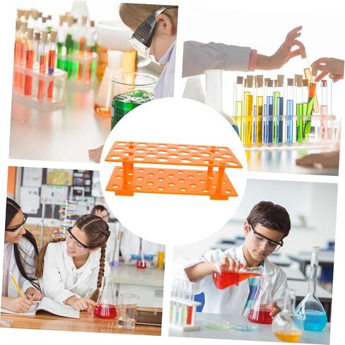 Microcentrifuge Tube Rack 28 Holes Plastic Tube Holder Chemistry Lab Storage Mount in Saudi Arabia