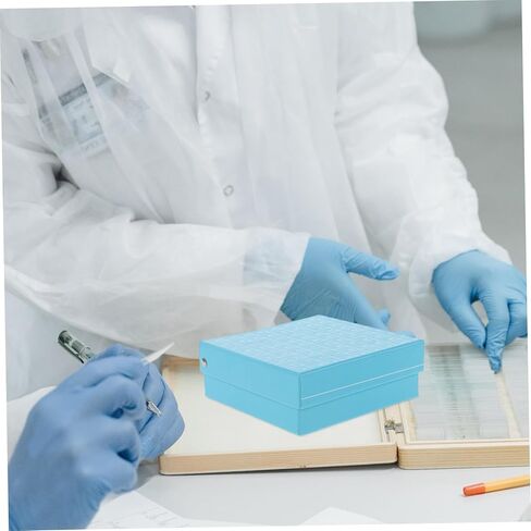 Homoyoyo Microcentrifuge Tube Storage Box Sample Organizer for Freezer Leak Container Secure Lid for Efficient Experiment Organization in Saudi Arabia