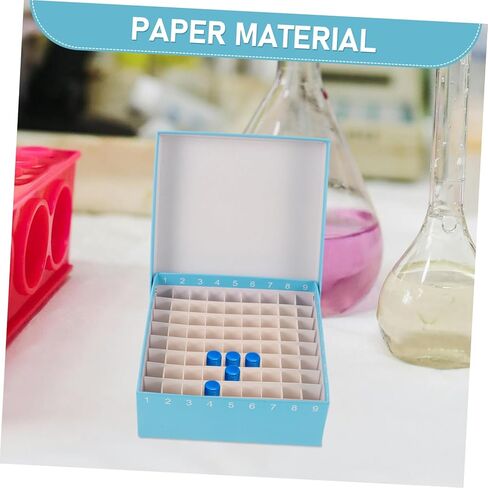 Homoyoyo Microcentrifuge Tube Storage Box Sample Organizer for Freezer Leak Container Secure Lid for Efficient Experiment Organization in Saudi Arabia