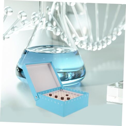 Homoyoyo Microcentrifuge Tube Storage Box Sample Organizer for Freezer Leak Container Secure Lid for Efficient Experiment Organization in Saudi Arabia