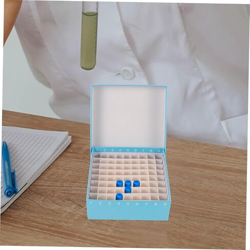 Homoyoyo Microcentrifuge Tube Storage Box Sample Organizer for Freezer Leak Container Secure Lid for Efficient Experiment Organization in Saudi Arabia