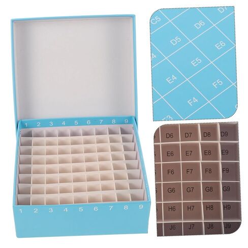 Homoyoyo Microcentrifuge Tube Storage Box Sample Organizer for Freezer Leak Container Secure Lid for Efficient Experiment Organization in Saudi Arabia