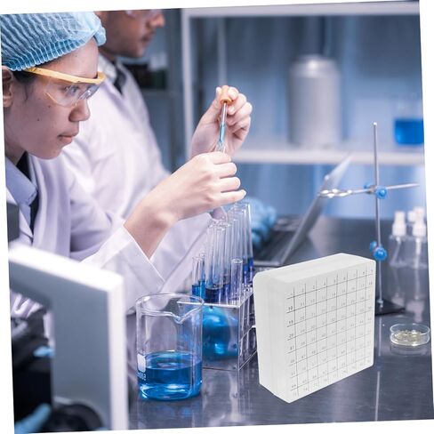 ABOOFAN 81grids Micro Tube Storage Box Cryotube Box Freezer Storage Containers Tube Rack Lab Tool in Saudi Arabia
