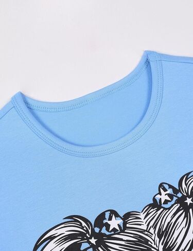 Girls Clothes Cool Girl Print Tie Dye 2PC Outfits Short Sleeve Tops Long Pant Sets Summer Kids Clothes Girls in Saudi Arabia