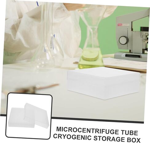 PRETYZOOM Laboratory Cryogenic Storage Box for Tubes Holder for Tubes Material for Freezer Use Laboratory Tube Storage in Saudi Arabia