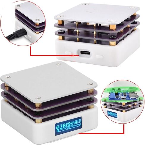 20 فولت PD65W اللوحة الساخنة ، كهربائية حرارية صفيحة الساخنة المسبقة لحام لحام الحفل الساخن ، 2.2 * 2. 2in لوحة تسخين رقاقة درجة الحرارة الثابتة لمختبر DIY in Saudi Arabia