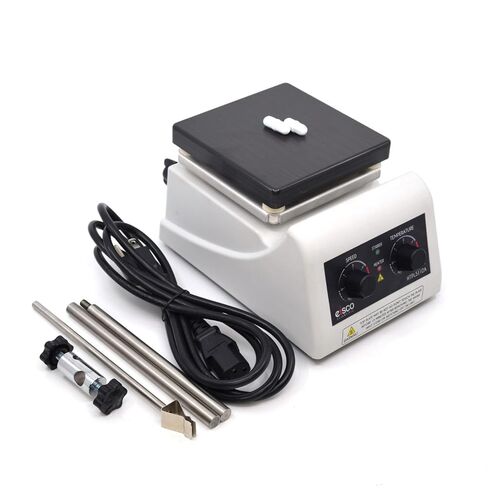 Eisco Endurance Hot Plate Stirrer - 250W Lab Heating & Magnetic Stirring, Up to 320°C, 100-2000 RPM, Teflon-Coated Plate, 2L Capacity in Saudi Arabia