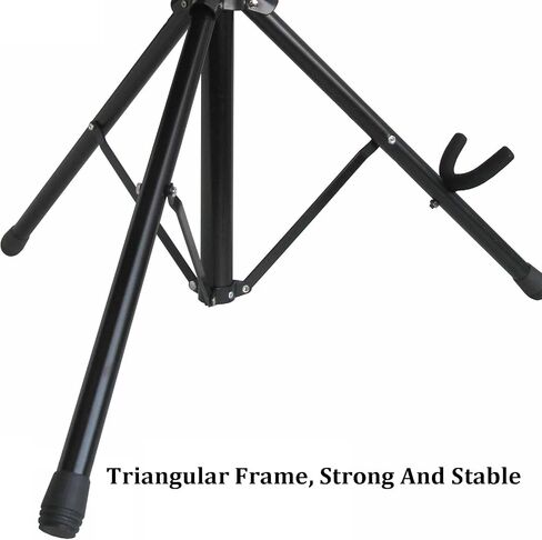 Saxophone Stand,Adjustable Tripod,Foldable Telescopic Display Bracket,Suitable for Baritone Saxophone,Space Saving in Saudi Arabia