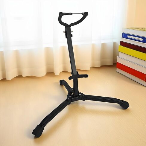 Saxophone Stand,Floor Standing Display Bracket,Portable Foldable Tripod for Alto/Tenor Saxophone,Easy to Assemble in Saudi Arabia