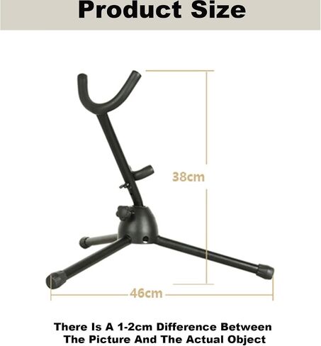 Saxophone Stand,Adjustable Tripod,Foldable Floor Bracket,for Alto Tenor Saxophone,Saves Space in Saudi Arabia