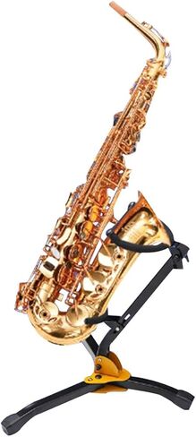 Saxophone Stand,Floor Standing Display Bracket,Foldable Tripod,Suitable for Alto/Tenor Saxophone,Easy to Install in Saudi Arabia