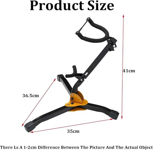 Saxophone Stand,Floor Standing Display Bracket,Foldable Tripod,Suitable for Alto/Tenor Saxophone,Easy to Install in Saudi Arabia