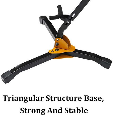 Saxophone Stand,Floor Standing Display Bracket,Foldable Tripod,Suitable for Alto/Tenor Saxophone,Easy to Install in Saudi Arabia