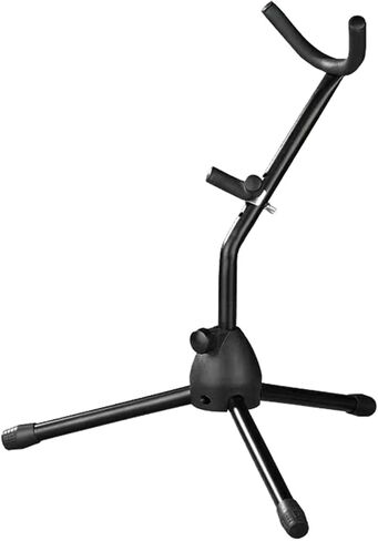 Saxophone Stand,Adjustable Height Floor Bracket,Foldable Display Instrument Shelf,for Alto/Tenor Saxophone,Easy to Disassemble in Saudi Arabia