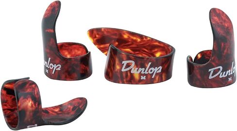 Jim Dunlop 9010TP Shell Plastic Fingerpicks, Medium, 4/Player's Pack in Saudi Arabia