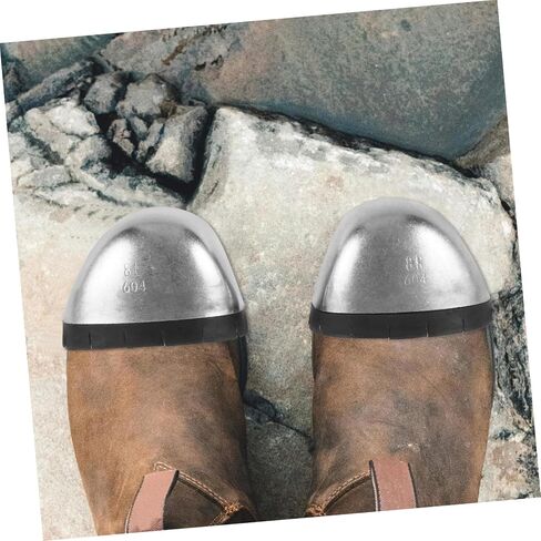 Amosfun 1Pair Safety Toe Caps for Work Shoes Protectors and Puncture Resistance for Construction Use Comfortable Toe Inserts for Adults in Saudi Arabia