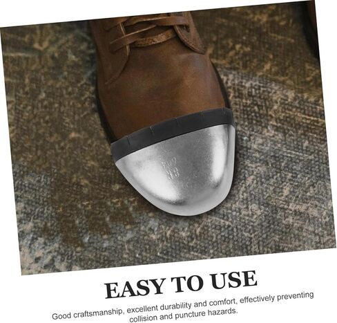Amosfun 1Pair Safety Toe Caps for Work Shoes Protectors and Puncture Resistance for Construction Use Comfortable Toe Inserts for Adults in Saudi Arabia