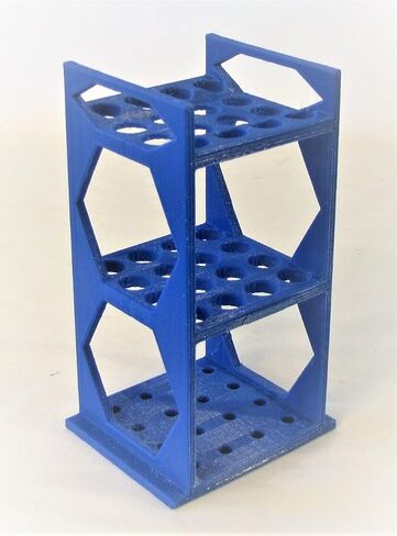 Stand for Glass Thermometers, Small Lab Rack, Hole Diameter 9 mm (4x4 16 Holes) in Saudi Arabia