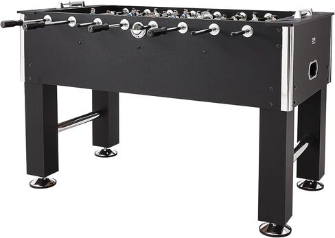 طاولة Vevor Foosball ، طاولة كرة قدم قياسية بحجم 55 بوصة ، طاولة كرة قدم كاملة الحجم للمنزل والأسرة وغرفة الألعاب ، كرة قدم مع مجموعة Foosball ، تشمل 4 كرات و 4 كوب من أصحاب الكوب ، الأسود in Saudi Arabia