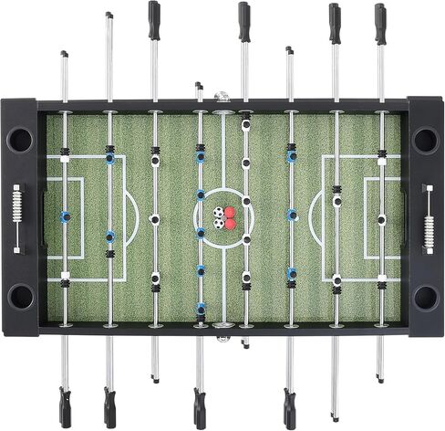 طاولة Vevor Foosball ، طاولة كرة قدم قياسية بحجم 55 بوصة ، طاولة كرة قدم كاملة الحجم للمنزل والأسرة وغرفة الألعاب ، كرة قدم مع مجموعة Foosball ، تشمل 4 كرات و 4 كوب من أصحاب الكوب ، الأسود in Saudi Arabia