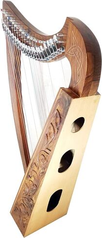 22 سلاسل القيثارة الأيرلندية Celtic Highland الصلبة روزوود الطبيعية لرفع توليف المفتاح مجموعة إضافية تضمن 33 "بوصة طول الورد in Kuwait
