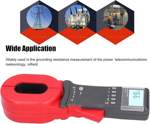 Fydun ETCR2000 Clamp Ground Earth Tester Digital Meter for Power and Industrial Use in Saudi Arabia