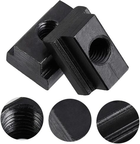 Amosfun 10-Pack T-Slot Nut Block M8 Steel Sliding Nuts for Pick-Up Trucks Carbon Steel T-Nuts for Extrusion Applications in Saudi Arabia