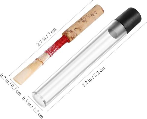 TOYANDONA 2pcs Durable Oboe Reeds Flexible Material Rich Tone Sound for Students Intermediate Players Compact for Easy Carrying in Saudi Arabia