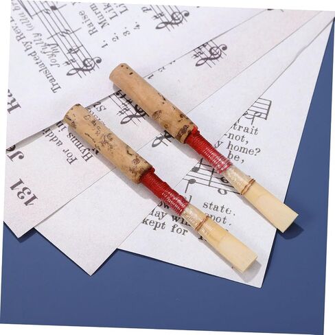 TOYANDONA 2pcs Durable Oboe Reeds Flexible Material Rich Tone Sound for Students Intermediate Players Compact for Easy Carrying in Saudi Arabia