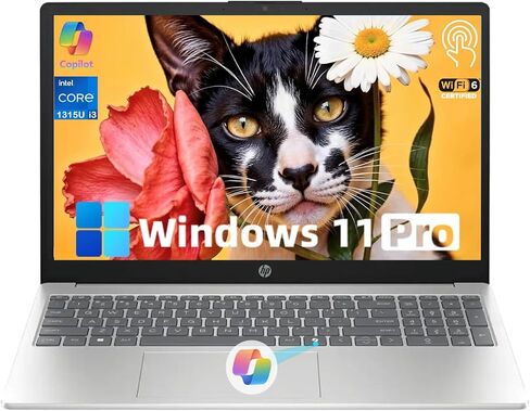 HP 2025 15.6 "جهاز كمبيوتر محمول لعمليات الشاشة التي تعمل باللمس-W/Office Pro LifeTime License ، Intel 13th Core I3-1315U (حتى 4.5 جيجا هرتز) ، رسومات Intel UHD ، مضاد للشفقة ، Windows 11 Pro & Accessories (32 GB RAM ، 1 TB SSD) in Kuwait