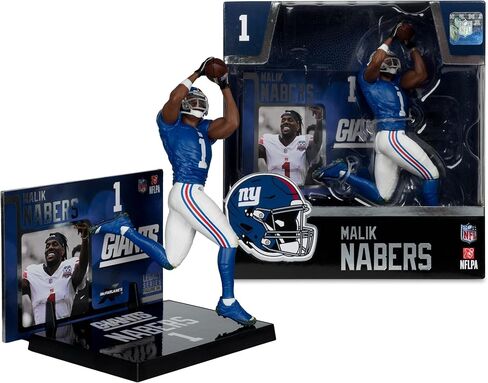 Malik Nabers (New York Giants) NFL 7" Figure McFarlane in Saudi Arabia